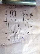 Easter Island; Elder Hostel Service Work; Our Moai measurements