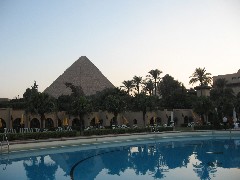 Trips; Egypt; Hotel Mena House; pyramid