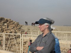 Ruth Bennett McDougal Dorrough; Trips; Egypt; Step Pyramid