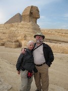 Ruth Bennett McDougal Dorrough; Dan Dorrough; Trips; Egypt; Sphinx