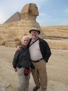 Ruth Bennett McDougal Dorrough; Dan Dorrough; Trips; Egypt; Sphinx
