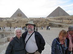 Ruth Bennett McDougal Dorrough; Dan Dorrough; Trips; Egypt; Sphinx