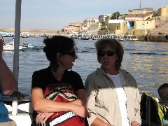 Patti Heien; Barbara Gottfried; Trips; Egypt; boat