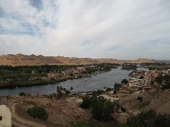Trips; Egypt; Nile River from the New Cataract Hotel Aswan