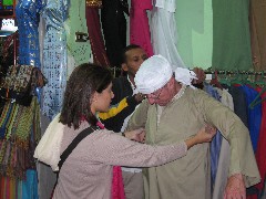 Djenane Batanouni; Frank Moran; Trips; Egypt