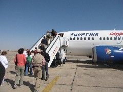 Trips; Egypt; Abu Simbel; EgyptAir Airplane