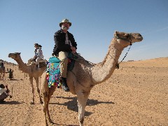 Dan Dorrough; Trips; Egypt; Camel Ride