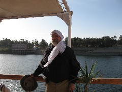 Dan Dorrough; Trips; Egypt; Nile River Boat Hator