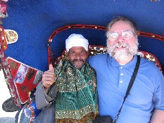 Carriage driver; Dan Dorrough; Trips; Egypt; Carriage Ride from Temple Horus