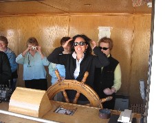 Patti Heien; Trips; Egypt; Nile River Lock Esna