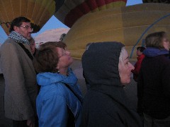 Joanne Patterson; Ruth Bennett McDougal Dorrough; Trips; Egypt; Balloon Ride