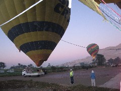 Trips; Egypt; Balloon Ride