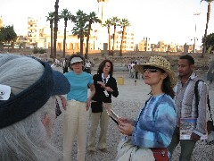 Ruth Bennett McDougal Dorrough; Mary Shemitz; Patti Heien; Djenane Batanouni; Trips; Egypt; Karnak Luxor Temples