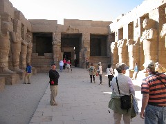 Ruth Bennett McDougal Dorrough; Trips; Egypt; Karnak Luxor Temples