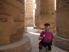 Ruth Bennett McDougal Dorrough; Trips; Egypt; Karnak Luxor Temples