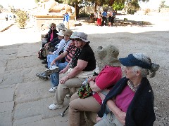 Barbara Gottfried; Joanne Patterson; Helen Moran; Donald Miller; Helen Moran; Alexandra Miller; Ruth Bennett McDougal Dorrough; Trips; Egypt; Karnak Luxor Temples