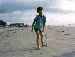 Andy McDougal; Florida beach