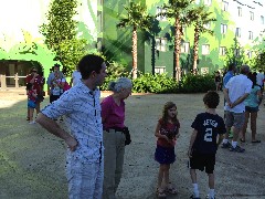 Ben Dorrough; Ruth Bennett McDougal Dorrough; Ellery Wheeler; Jacob Wheeler; Art of Animation Hotel Disneyworld Orlando Florida