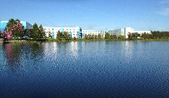 Hourglass Lake Bridge; Art of Animation Hotel; DisneyWorld; Orlando Florida