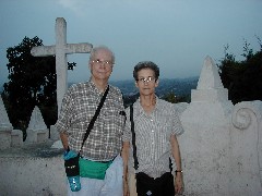 David Schele; Elaine Wray; Coban Guatemala Trips cross