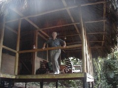 Ruth Dorrough; Chiminos Island Lodge; Guatemala Trips; Thatched Hut