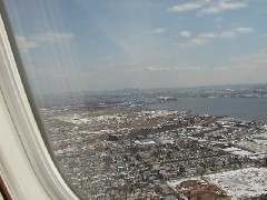 Newark trips airplane