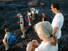 Ruth Bennett McDougal Dorrough; Trips Hawaii Volcano Tour