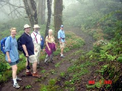 Metti Irene Dahl; ; Dan Dorrough; Ruth Bennett McDougal Dorrough; guide; Trips Hawaii Valleys Waterfalls tour