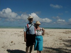 Dan Dorrough; Ruth Bennett McDougal Dorrough; Micronesia Saipan Trips Hyatt Ocean Beach