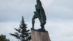 Iceland; - Lutheran Church; Lief Eiricsson statue