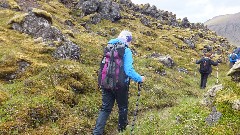 Ruth Bennett McDougal Dorrough; Stykkisholmur, Iceland, IS; hike