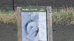 Iceland; Akureyri
sign Hverfjall crater