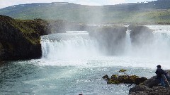 Godafoss Waterfall, Iceland, IS