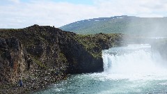 Godafoss Waterfall, Iceland, IS