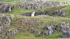 waterfall; Seydisfjordur, Iceland, IS
