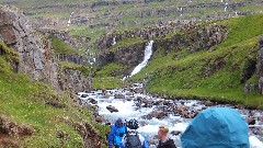 waterfall; Seydisfjordur, Iceland, IS