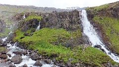waterfalls; Seydisfjordur, Iceland, IS