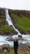 waterfall; Seydisfjordur, Iceland, IS
