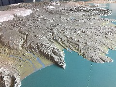 relief map; City Hall Reykjavik Iceland, IS