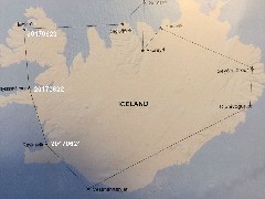 Iceland Cruise route and stops