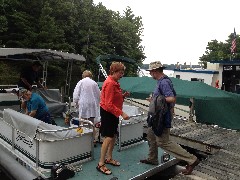 Dan Dorrough; Pontoon boat; Michigan; White Cloud