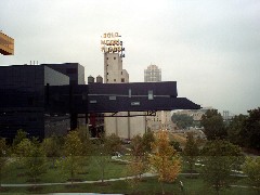 Minneapolis Minnesota; the Guthrie building; the Endless bridge