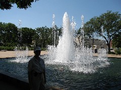 Ruth Bennett McDougal Dorrough; Minneapolis Minnesota; fountain