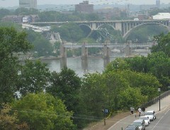 Minneapolis Minnesota; after the bridge collapse over route 35