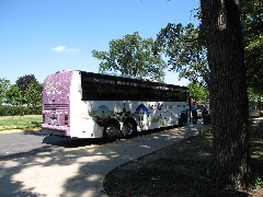 Minneapolis Minnesota; our tour bus