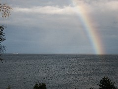 Trips; Minnesota; Cove Point Lodge; rainbow