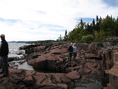 Eric Weber; Kathryn Brehm; Minnesota; Grand Marais; Artists Point