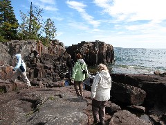 Ruth Dorrough; Gail Glendon; Eric Weber; Lorana Jinkerson; Kathryn Brehm; Minnesota; Grand Marais; Artists Point