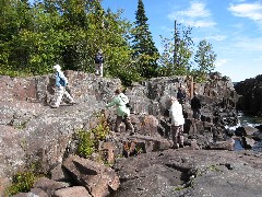 Ruth Dorrough; Mary Coffin; Kenneth Zimmer; Kathryn Brehm; Minnesota; Grand Marais; Artists Point