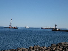 Minnesota; Duluth; Lake Superior boats